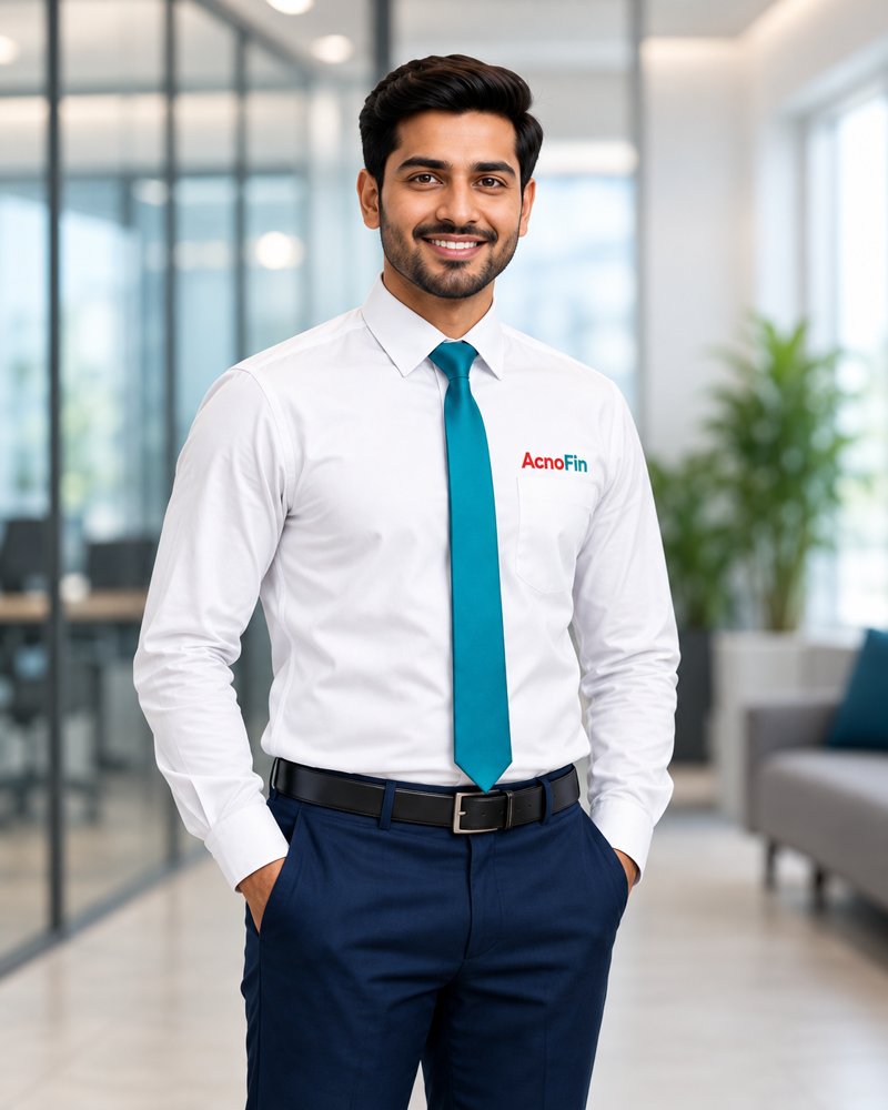 AcnoFin personal assistant in corporate uniform